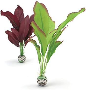 biOrb Silk Plant Set Medium Green & Purple