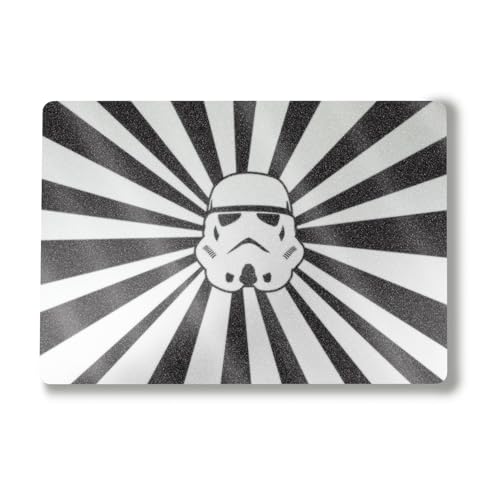 Image of Glossy Glitter Laptop Skin Compatible with Alienware M18 R2 (2024) - Star Rays - Premium 3M Vinyl Protective Wrap Decal Cover - Easy to Apply | Crafted in The USA by MightySkins