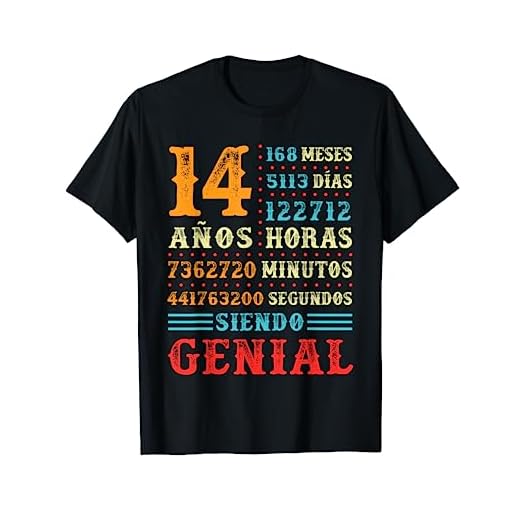 14 Años Siendo Genial, Regalo De Cumpleaños 14 Años Original Camiseta