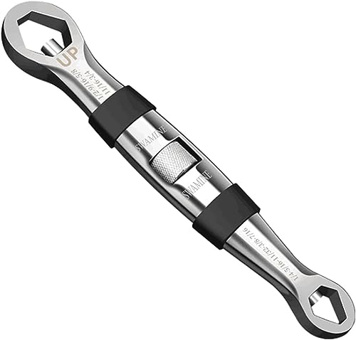 Image of Universal Wrench 23 In 1 Dual Head Metric Imperial Wrench Set Ratchet Adjustable Wrench 7-19 Mm Spanner Flexible Multifunctional Hand Tool for Car Repair