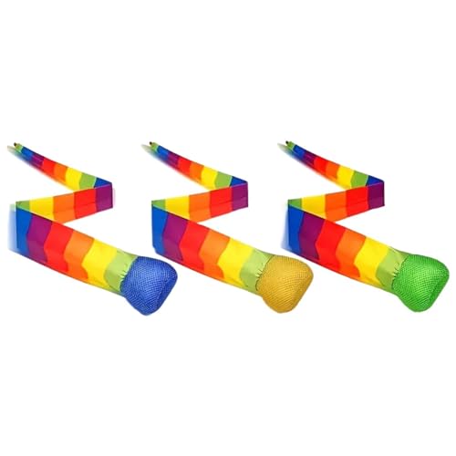 Y Coge La Pelota - Juego de lanzamiento con cola de cometa, juguete Meteora de entrenamiento de 3 piezas, juego de espuma suave para juegos, desarrollo de habilidades motoras sensoriales