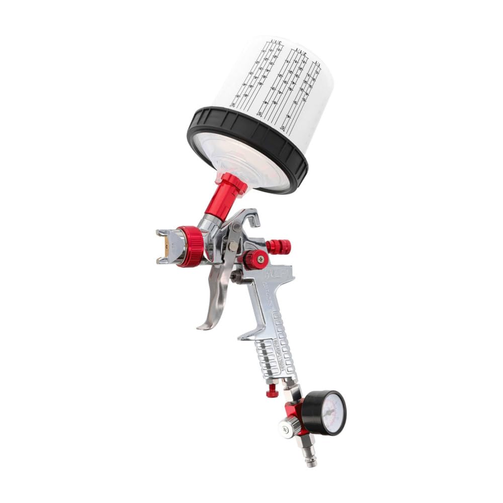 Autobest Pistolet de Peinture pneumatique 2 Buses