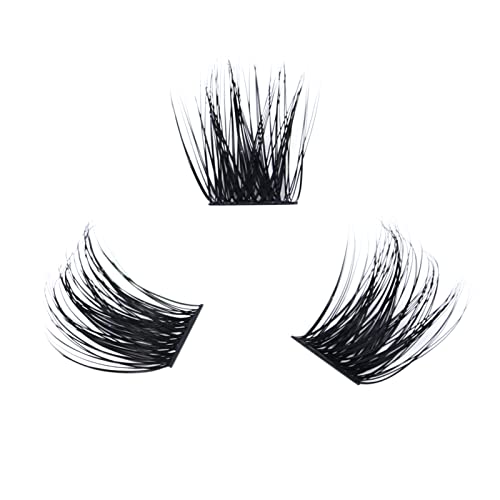 Image of Lash Extension Kit LAUBESS Lash Clusters Kit Cluster Eyelash Extensions Kit Eyelash Clusters Lash Bond and Seal Waterproof Tweezers Brush Lash Glue Remover (Kit 03-D-Mix14-18)