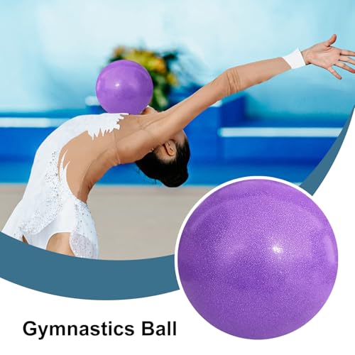 Pelota de pilates de 15 cm pequeña y resistente para entrenamiento de core en el hogar 3