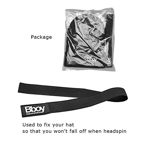 クラシック Bboy&bgirl スピンキャップ バンデージ ノンスリップ 耐摩耗性 ヘッドスピンビーニー トレーニング用 (ブラック)