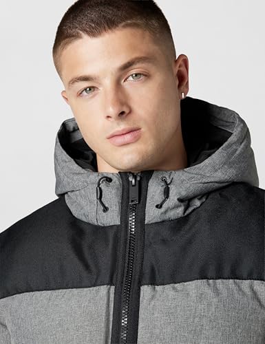 Image of DKNY Men's Mixed Media Quilted Puffer Jacket