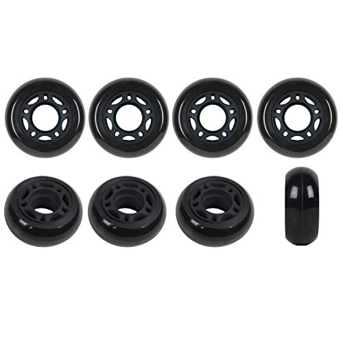 Player's Choice Roller Hockey Goalie Wheels 60mm 82a Set of 8 for Inline Skates