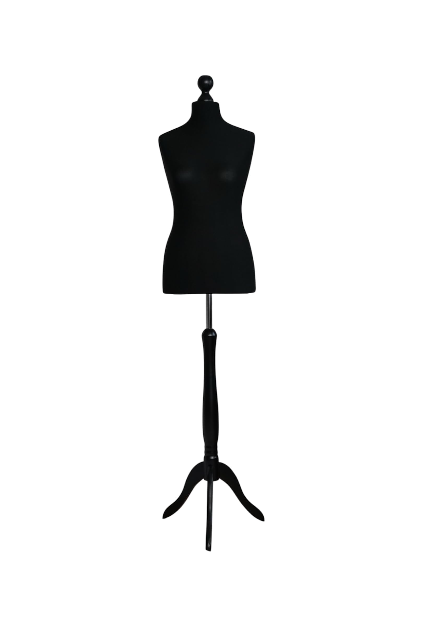 LUSORIA Schneiderpuppe, Schneiderbüste weiblich schwarz/schwarz (M 38/40)