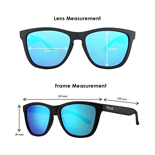 Image of Woosh Polarized Lightweight Sunglasses for Men and Women -Unisex Sunnies for Fishing Beach Running Sports and Outdoors