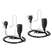 TOMSENN 2-Pin Covert Acoustic Tube Walkie Talkie Earpiece – Two Way Radio Earpiece with a PTT Mic - Compatible with Walkie Talkie Headset Brands (Kenwood, Puxing, Wouxun, Baofeng) – Pack of 2