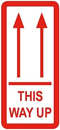 This Way UP - Small Packing Sticky Labels / Stickers (200 Labels - Sample  Pack)