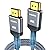 Highwings 4K HDMI Cable 6.6FT/2m | High-Speed HDMI 2.0 Quality Cord 4K@60Hz, Braided Nylon & Gold Connectors, HDR, Ethernet, ARC, 3D, HDCP 2.2, Compatible for PS-5/4/3/ HDTV/Monitor/DVD/Streaming