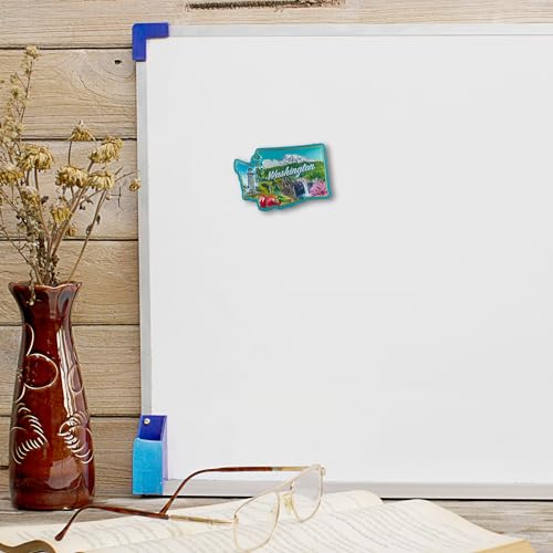 Imán decorativo para refrigerador Washington pequeño miniatura 6