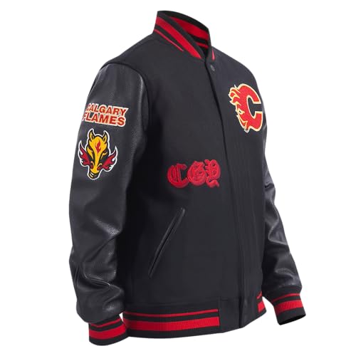 Image of Pro Standard Mens NHL Old English Varsity Jacket