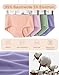 INNERSY Damen Unterhosen Baumwolle Stretch Hoher Bund Damenunterwäsche Bunt Slips Mehrpack 4 (XXL, Macaron Farben)