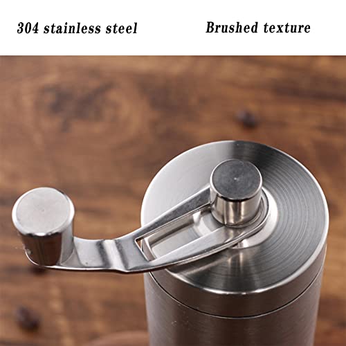 Moulin à café manuel en acier inoxydable durable de haute précision