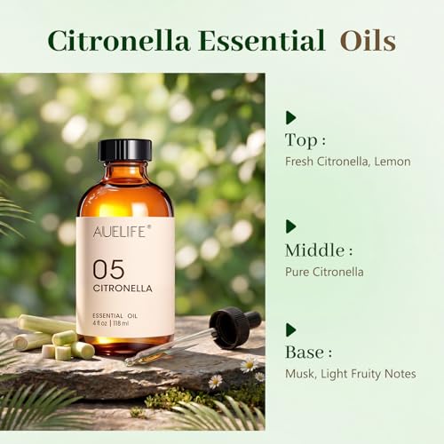 Aceite Esencial de Citronela 4 Fl Oz para Difusor y DIY miniatura 6