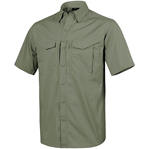 Helikon-Tex Men's Defender Mk2 Short Sleeve Shirt Olive Green Size L