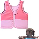 Fonction de tache simple : les couleurs vives et lumineuses améliorent la visibilité du gilet de bain, garantissant que les gardiens peuvent facilement suivre et surveiller les enfants sur l'eau directement, sans en perdre de vue