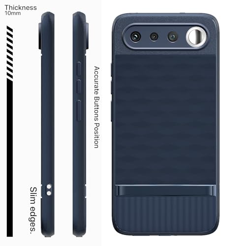Image of Outlouders Back Cover for Realme 16 5G | Full Camera Protection | TPU Soft Flexible Shockproof Bumper Case (Blue)