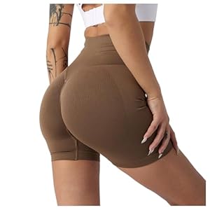 Women Workout Gym Impact Shorts Sea...
