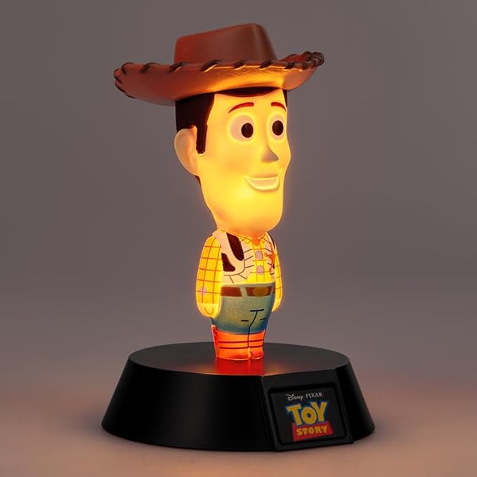 Lámpara de mesa Woody Toy Story 11cm luz LED suave miniatura 4