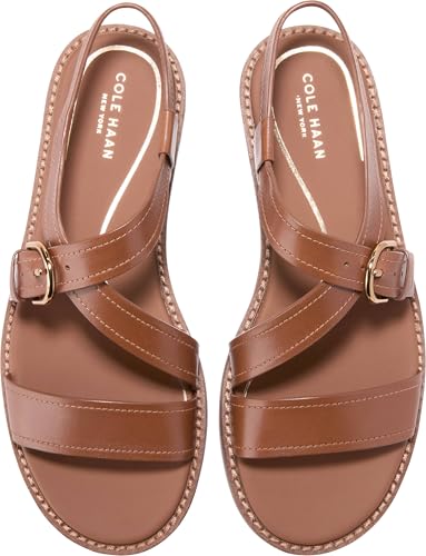 Cole Haan Cole Haan Women's Sandals - Kami Buckle, British Tan Leather, 7.5-B US