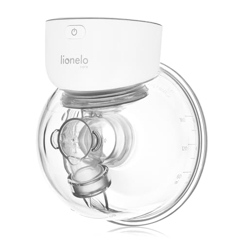 Lionelo Fidi Free Simple Hands-Free Electric Breast Pump, Portable 2-Phase Milk Pump with 9 Massage Levels