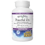 Natural Factors Stress-Relax® Peaceful Sleep, 60 Vegetarian Capsules