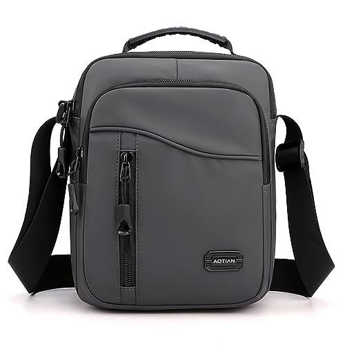 Bolso Bandolera Hombre Impermeable Vpoofree - Múltiples Compartimentos, Correa Ajustable