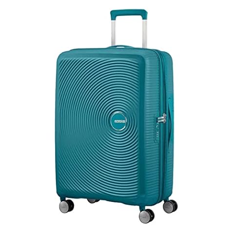 American Tourister Soundbox - Spinner M Powiększana Walizka, 67 cm, 71.5/81 L, Zielony (Jade Green)