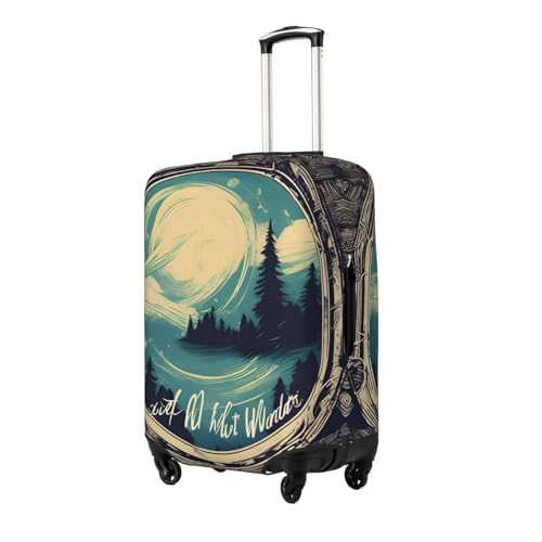 Not All Who Wander Are Lost 1 Print Suitcase Covers Personalized Luggage Protector Elastic Washable Travel Gear Cover2