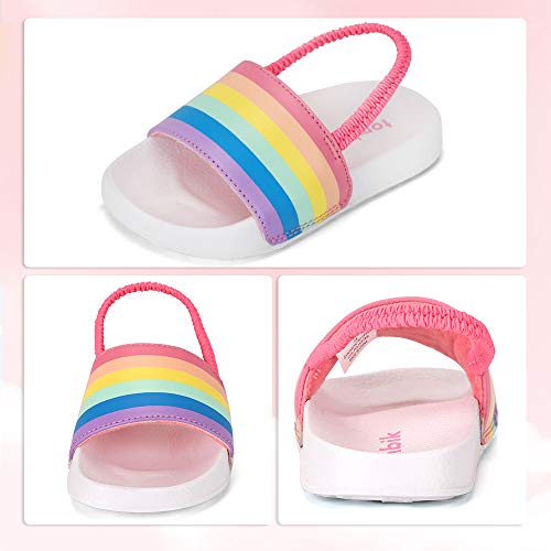Image of tombik Toddler Boys & Girls Beach /Pool Slides Sandals | Kids Water Shoes