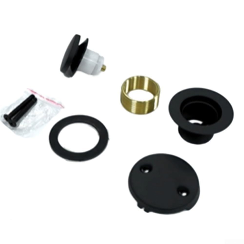 Desagüe de bañera negro, kit de conversión de drenaje de bañera con rosca universal, DA532GKAM308R3U6E9HWO