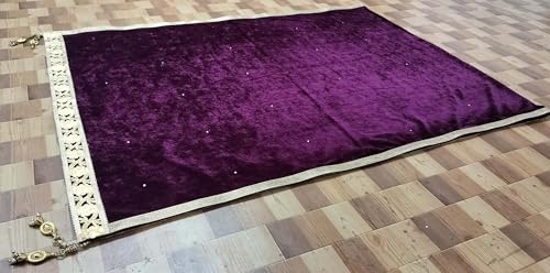 All Color Avalible Wine Indian Bridal Velvet Dupatta Golden Lace Work Party Wear Scarf,Shwal,Chunni Lastest Wedding Women,Tassels Scarves With Gold Tassels4