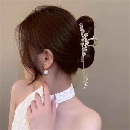 Pince à cheveux en métal robuste pour attacher les cheveux épais