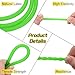 PATIKIL 26 Ft(8M) Fluorescent Green Latex Rubber Tubing, 1/8