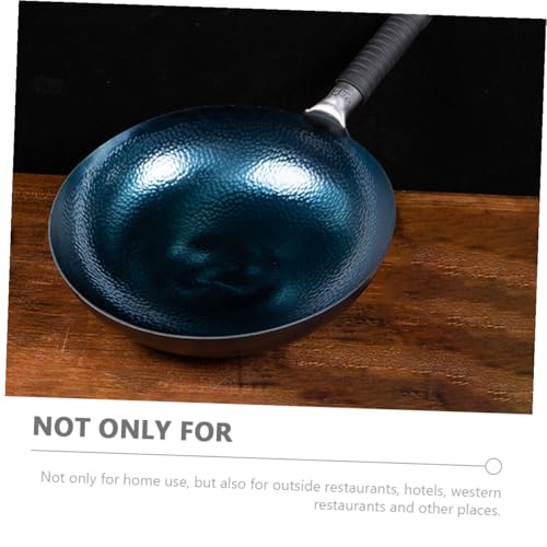 Wok de hierro forjado Luxshiny para estufa a gas e inducción miniatura 3