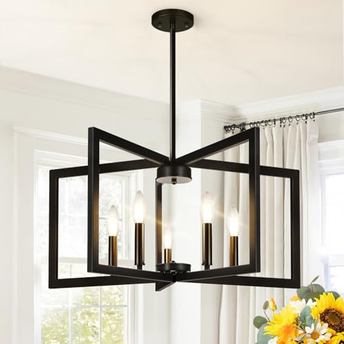Lynnoland 5-Light Geometric Chandelier