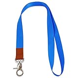 💙 Das Beste Geschenk: Unser umhängeband universal hat vier verschiedene Stile und Muster: schwarz / blau / Blätter / Blüten. Geeignet für Frauen, Studenten, Lehrer, Büroangestellte und medizinisches Personal usw. Dies ist ein sehr praktisches Geschenk