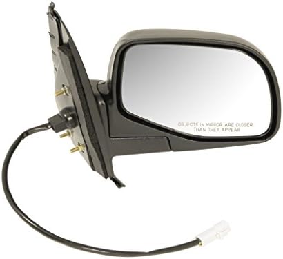 Dorman 955-2440 Passenger Side Power Door Mirror - Folding Black Replacement For Ford Mustang