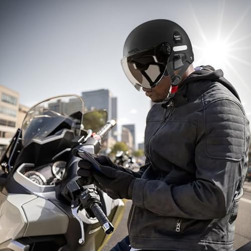 Casque de protection résistant aux chocs et boucle rapide pour deux-roues - 6