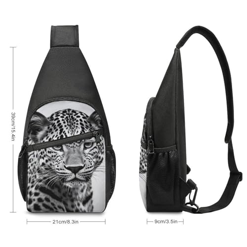 Bolso bandolera animal print ligero para viajes miniatura 2