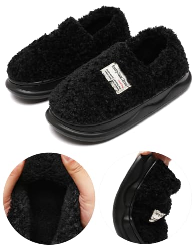 Image of Slippers for Women Men, Memory Foam Slippers for Women, Soft Thick Fuzzy Bedroom House Shoes Indoor Outdoor