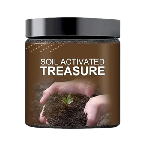 Image of Soil Activated Treasure Plant Growth Booster | Improves Soil Quality & Root Support | Suitable for Indoor & Outdoor Plants | for Pots, Gardens & Home Plants | Easy to Use 100g (pack of 1)