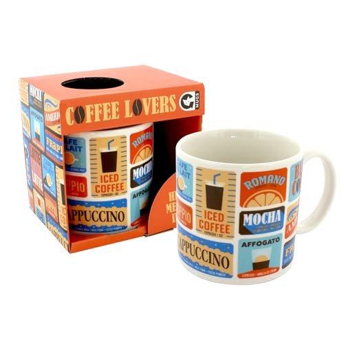 Taza de cerámica para amantes del café 414 ml miniatura 1