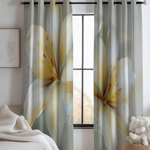 Rideaux occultants thermiques polyester lot de 2 rideaux opaques gris clair