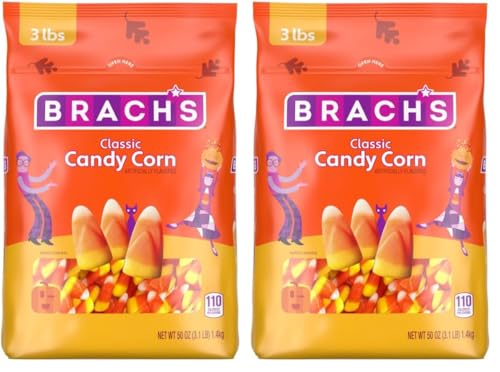 Brach's Classic Candy Corn, paquete de 2, 50 onzas cada uno