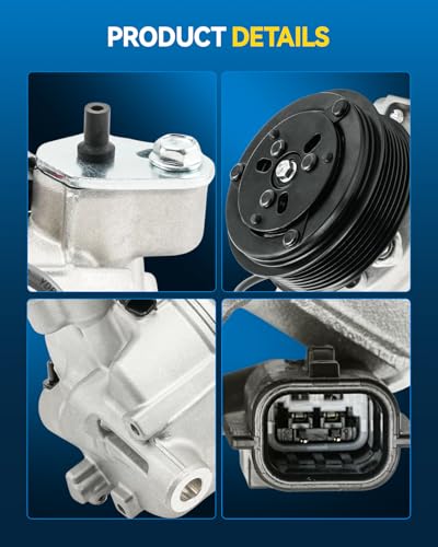 Image of PHILTOP CO4939 Air Conditioner AC Compressor with Clutch for INFINITI Q50 2019-2023, 2014-2015 3.7L, 2016-2018 3.0T,Q60 2019-2022, 2017-2018 3.0T