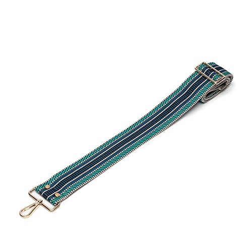 Ceinture pour épaule plus large avec mousquetons en or élégants de 4 cm